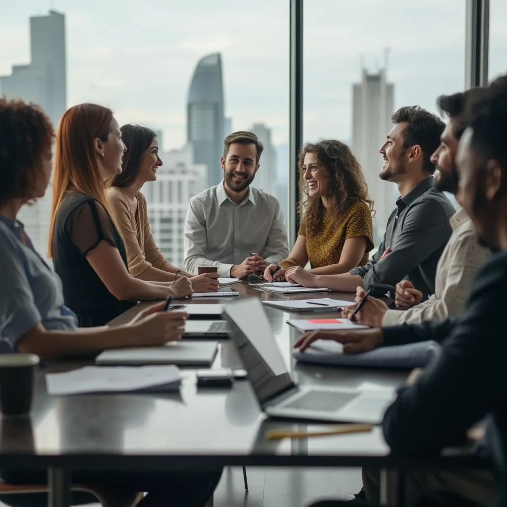 Reunião de negócios em São Paulo