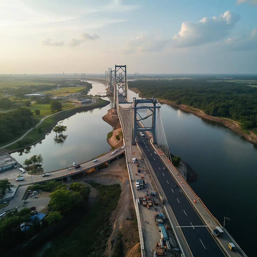 Infraestrutura brasileira em desenvolvimento